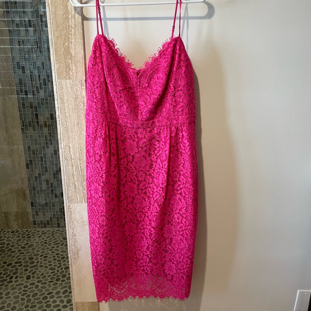 J.Crew Lace Spaghetti Strap Dress